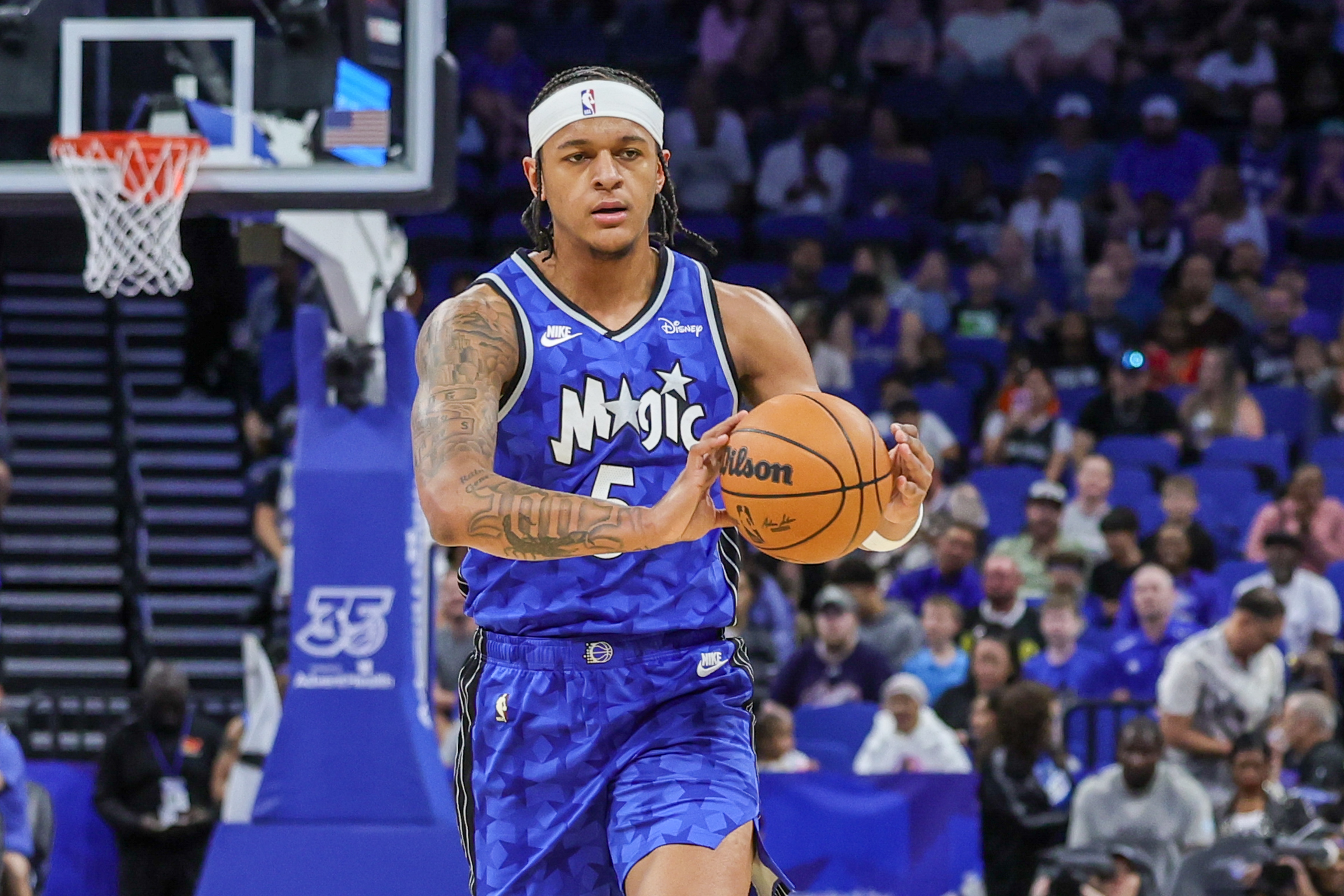 NBA魔术队班凯罗狂砍50分13篮板9助攻，险胜步行者，刷新队史半场得分纪录