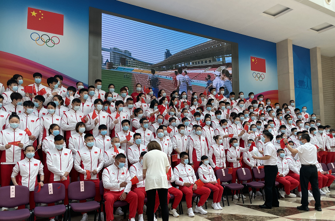 东京奥运会中国体育代表团成立，777人阵容创境外参赛规模之最