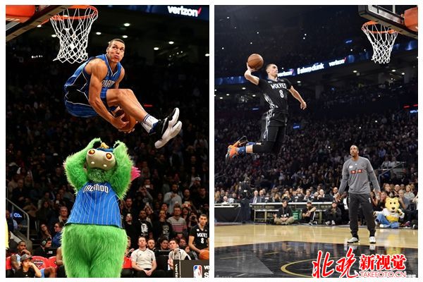 2015-2016赛季NBA全明星赛扣篮大赛：拉文与戈登的史诗级对决