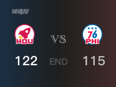杰伦格林41分创赛季新高，火箭加时击败76人，全场录像回放