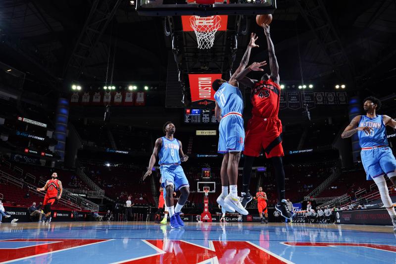 NBA常规赛：火箭终结20连败，猛龙继续连败，火箭117-99胜猛龙