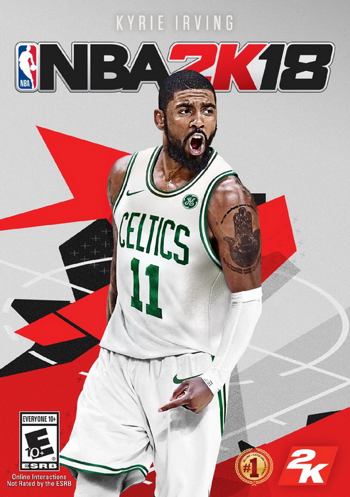 NBA 2K18全新封面曝光：凯里·欧文身穿凯尔特人球衣亮相