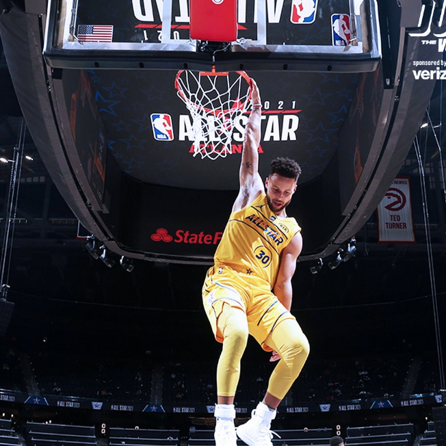 NBA全明星赛亚特兰大开幕：库里险胜康利，第二次赢得三分远射大赛冠军