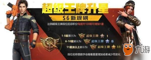 绝地求生刺激战场S6赛季更新：超级王牌升星规则变更及全新奖励
